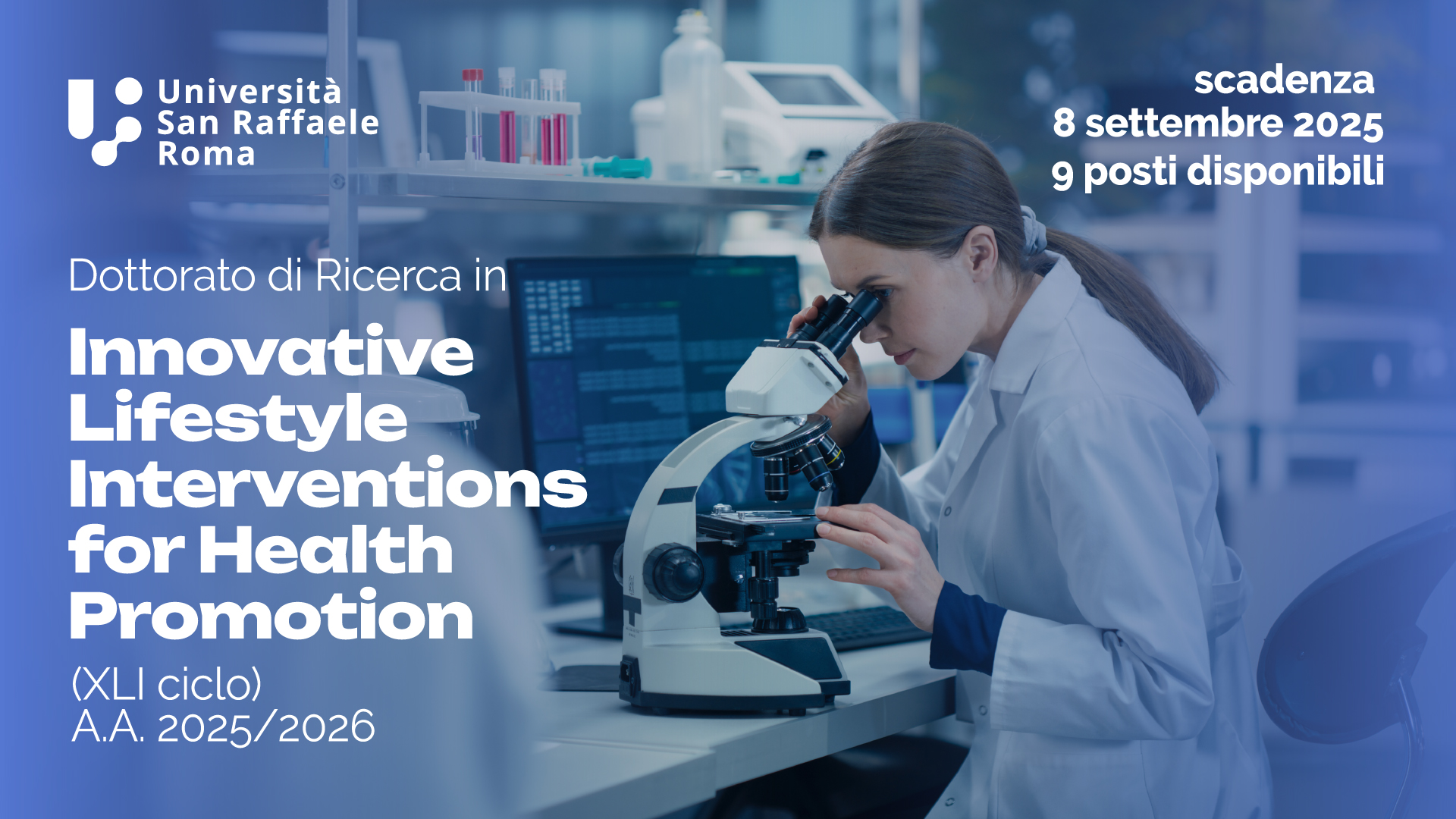 Dottorato di Ricerca in "Innovative Lifestyle Interventions for Health Promotion" (XLI ciclo)