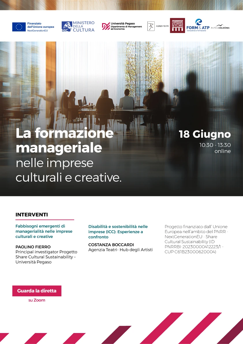 La formazione manageriale nelle imprese culturali e creative