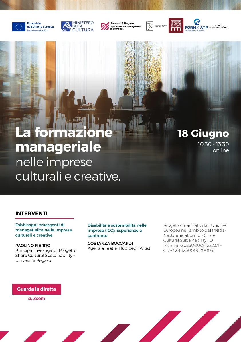La formazione manageriale nelle imprese culturali e creative