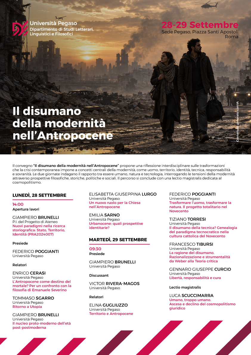 Il disumano della modernità nell’Antropocene