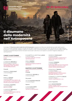 Il disumano della modernità nell’Antropocene