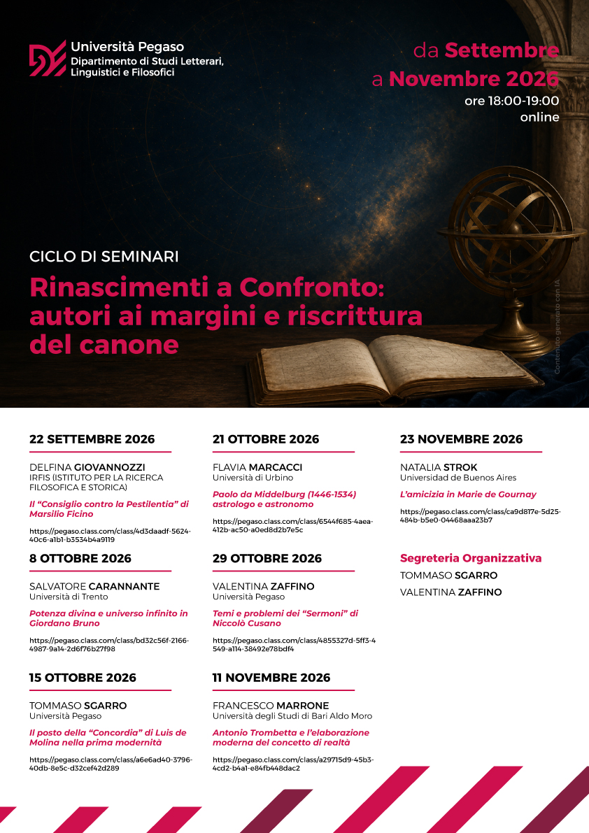 RINASCIMENTI A CONFRONTO: AUTORI AI MARGINI E RISCRITTURA DEL CANONE