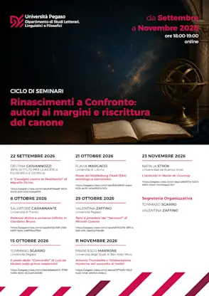 RINASCIMENTI A CONFRONTO: AUTORI AI MARGINI E RISCRITTURA DEL CANONE