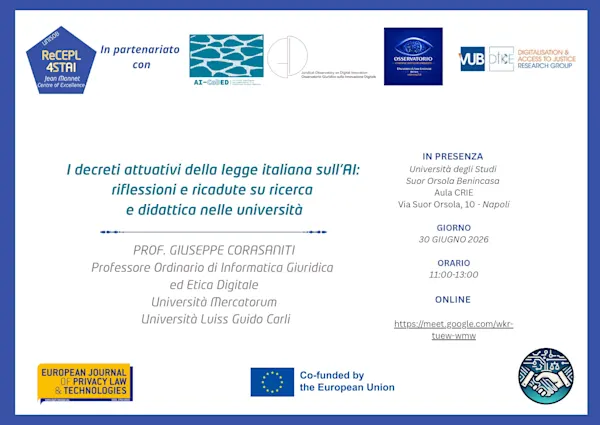 I decreti attuativi della legge italiana sull'AI: riflessioni e ricadute su ricerca e didattica nelle università