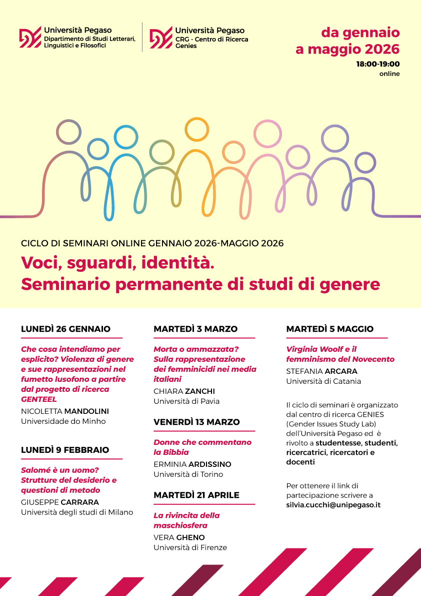 Voci, Sguardi, Identità. Seminario permanente di studi di genere