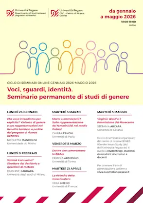 Voci, Sguardi, Identità. Seminario permanente di studi di genere