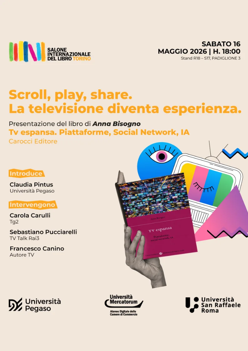 Salone Internazionale del libro di Torino 2026 | Scroll, play, share. La televisione diventa esperienza