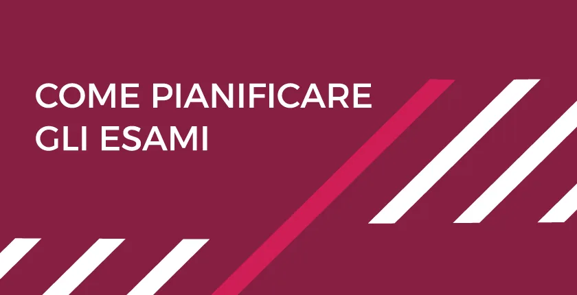 Exam Planner / come pianificare gli esami