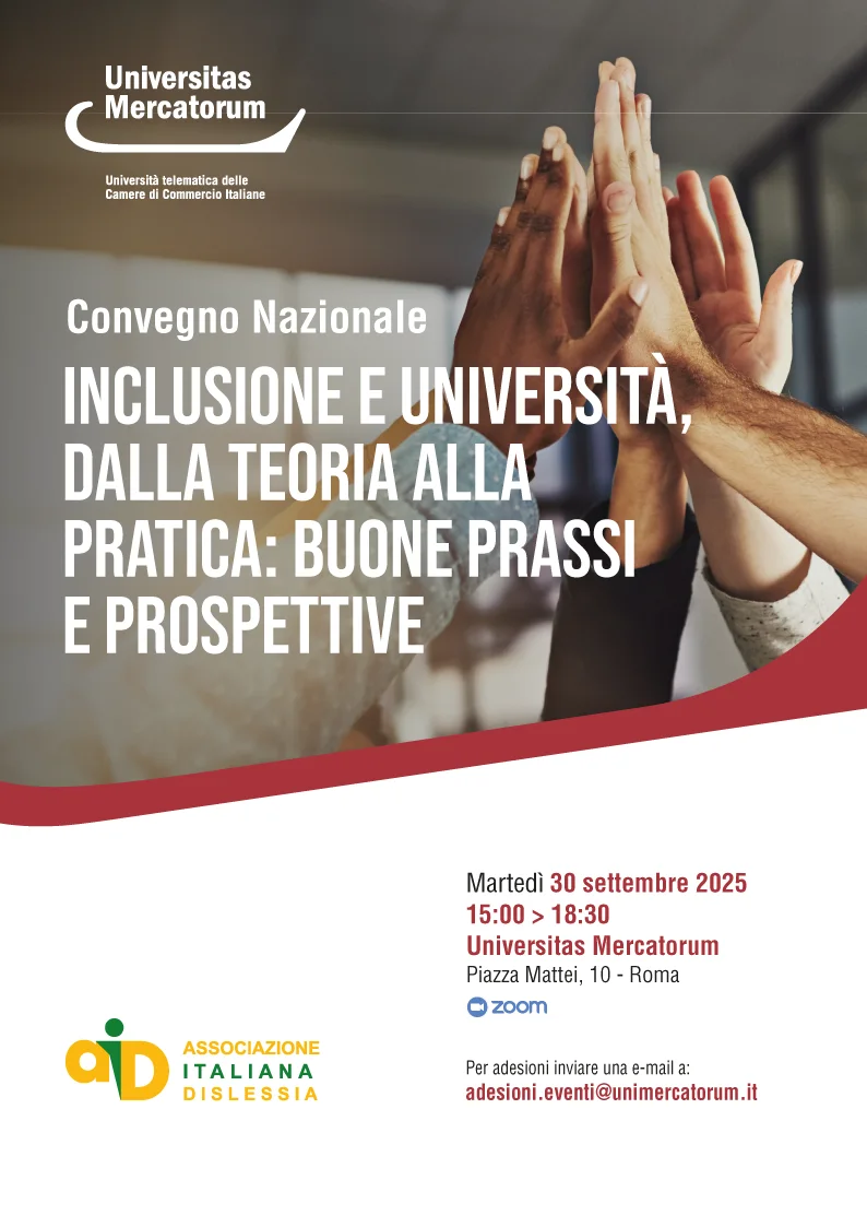 Convegno Nazionale | Inclusione e Università, dalla teoria alla pratica: buone prassi e prospettive