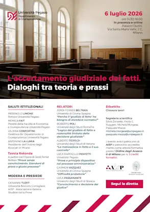L'accertamento giudiziale dei fatti. Dialoghi tra teoria e prassi