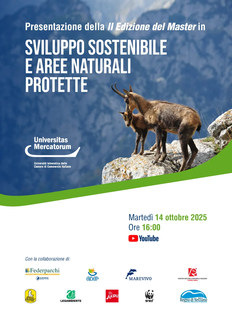Presentazione della II edizione del Master "Sviluppo sostenibile e Aree naturali protette"