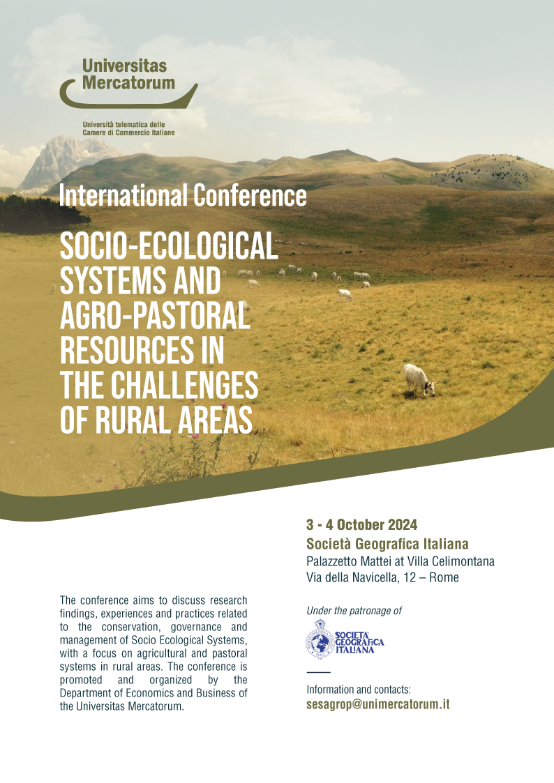 International Conference | Socio-ecological systems and agro-pastoral resources in the challenges of rural areas