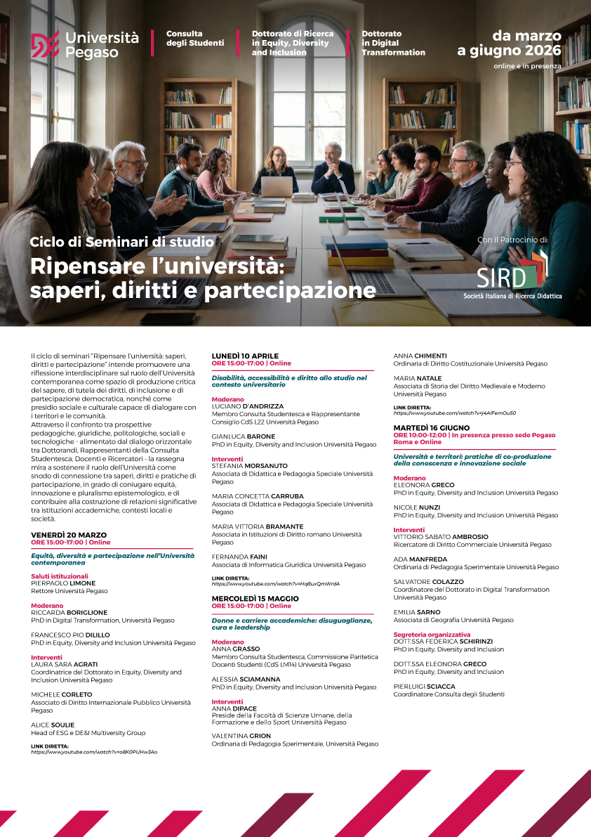 Ripensare l’Università: saperi, diritti e partecipazione