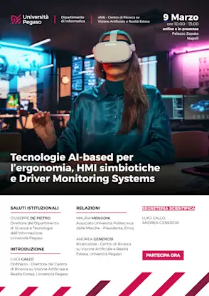 Tecnologie AI-based per l’ergonomia, HMI simbiotiche e Driver Monitoring Systems