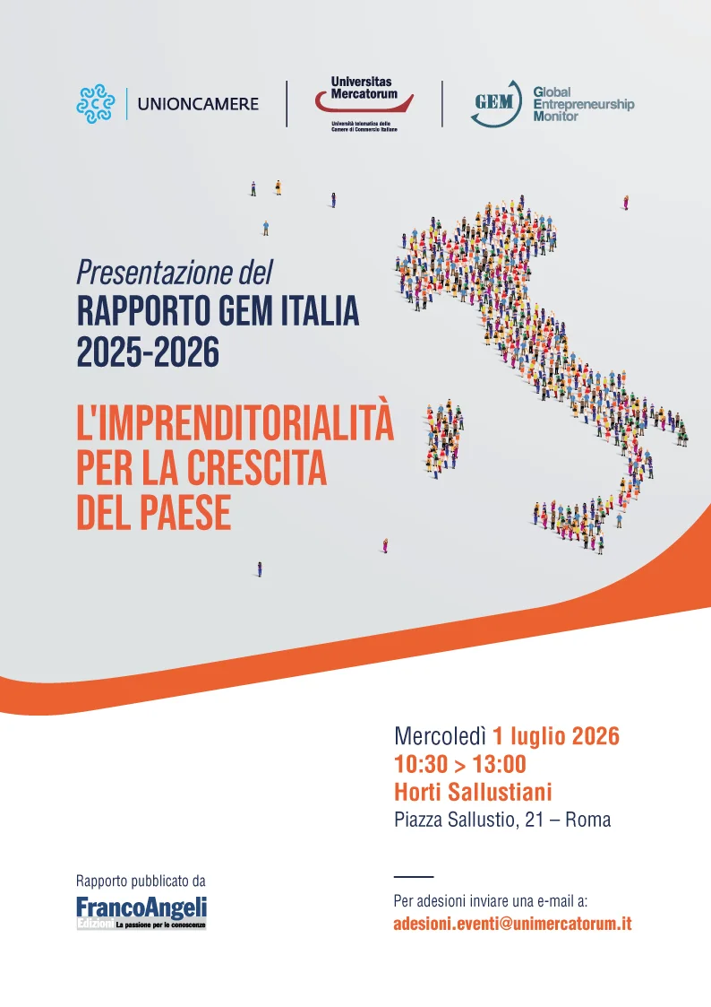 Presentazione del Rapporto GEM Italia 2025-2026 | L'imprenditorialità per la crescita del Paese 