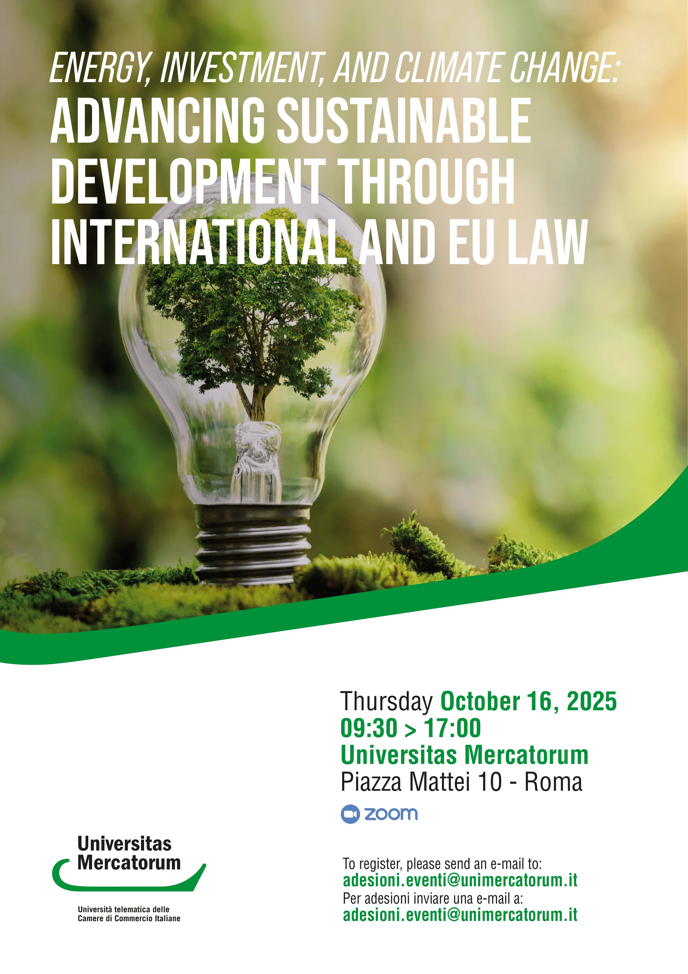 Energy, Investment, and climate change: Advancing Sustainable development through International and law