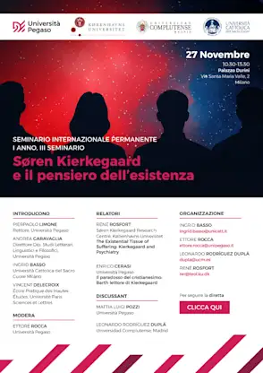 Seminario internazionale permanente Søren Kierkegaard e il pensiero dell’esistenza
