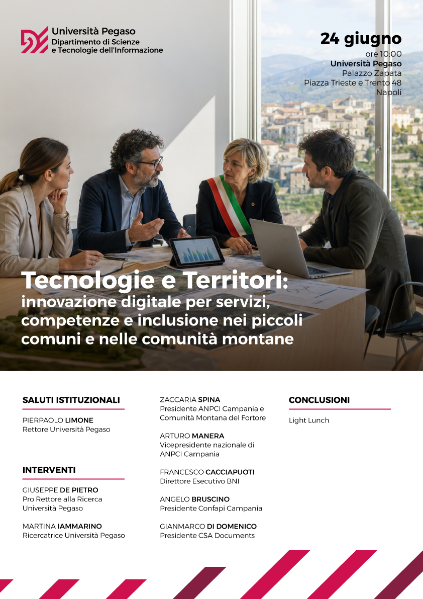 Tecnologie e Territori:innovazione digitale per servizi,competenze e inclusione nei piccoli comunie nelle comunità montane