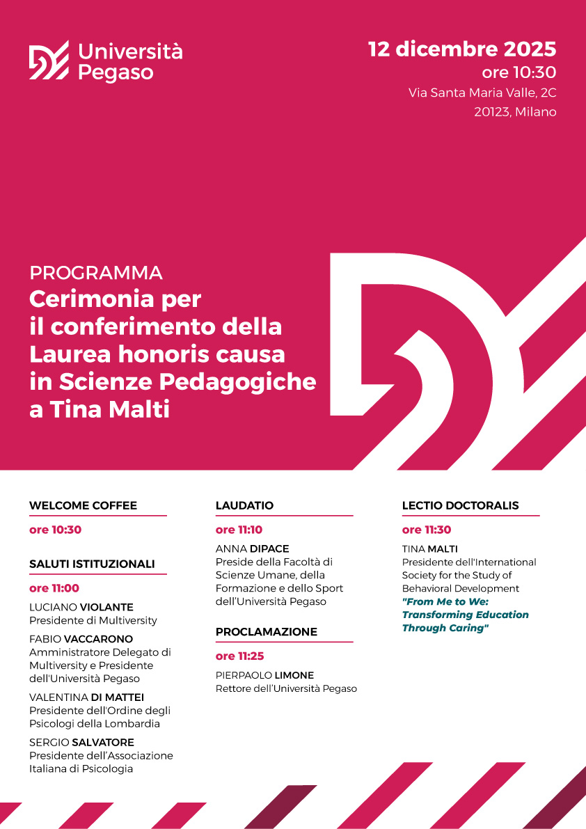  Laurea honoris causa in Scienze Pedagogiche a Tina Malti: “L’educazione è un atto di cura”