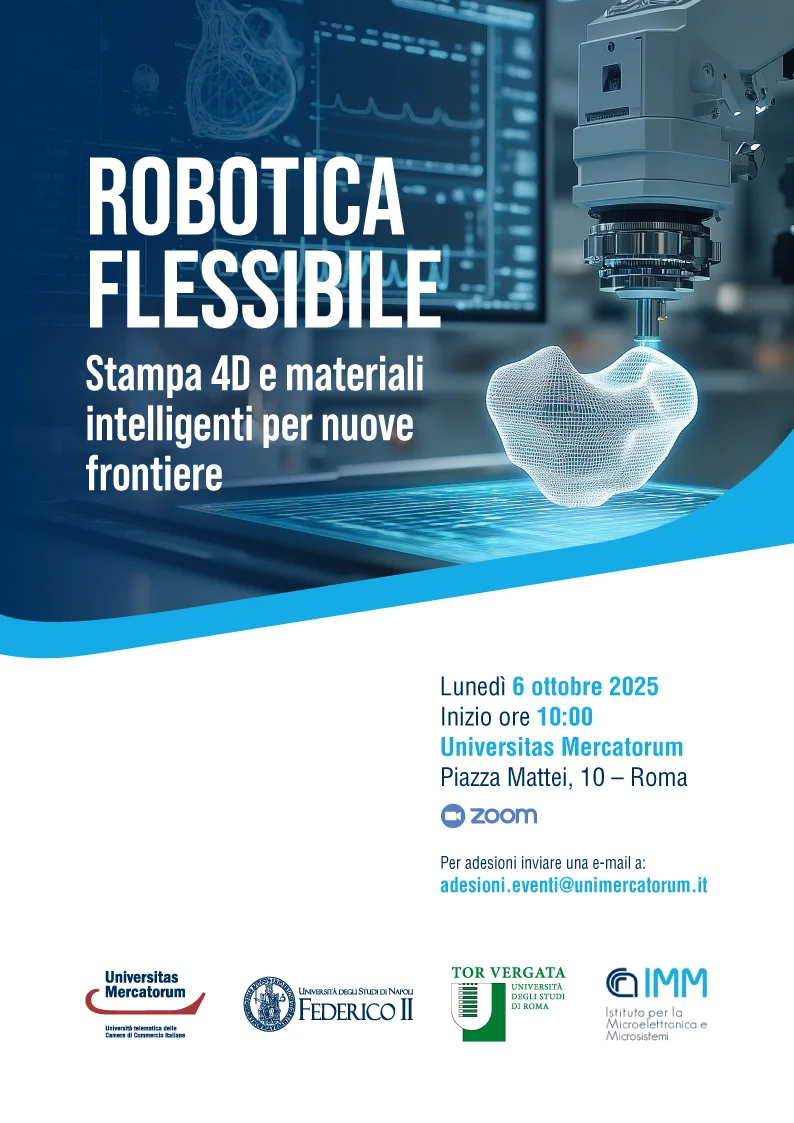 Robotica flessibile | Stampa 4D e materiali intelligenti per nuove frontiere