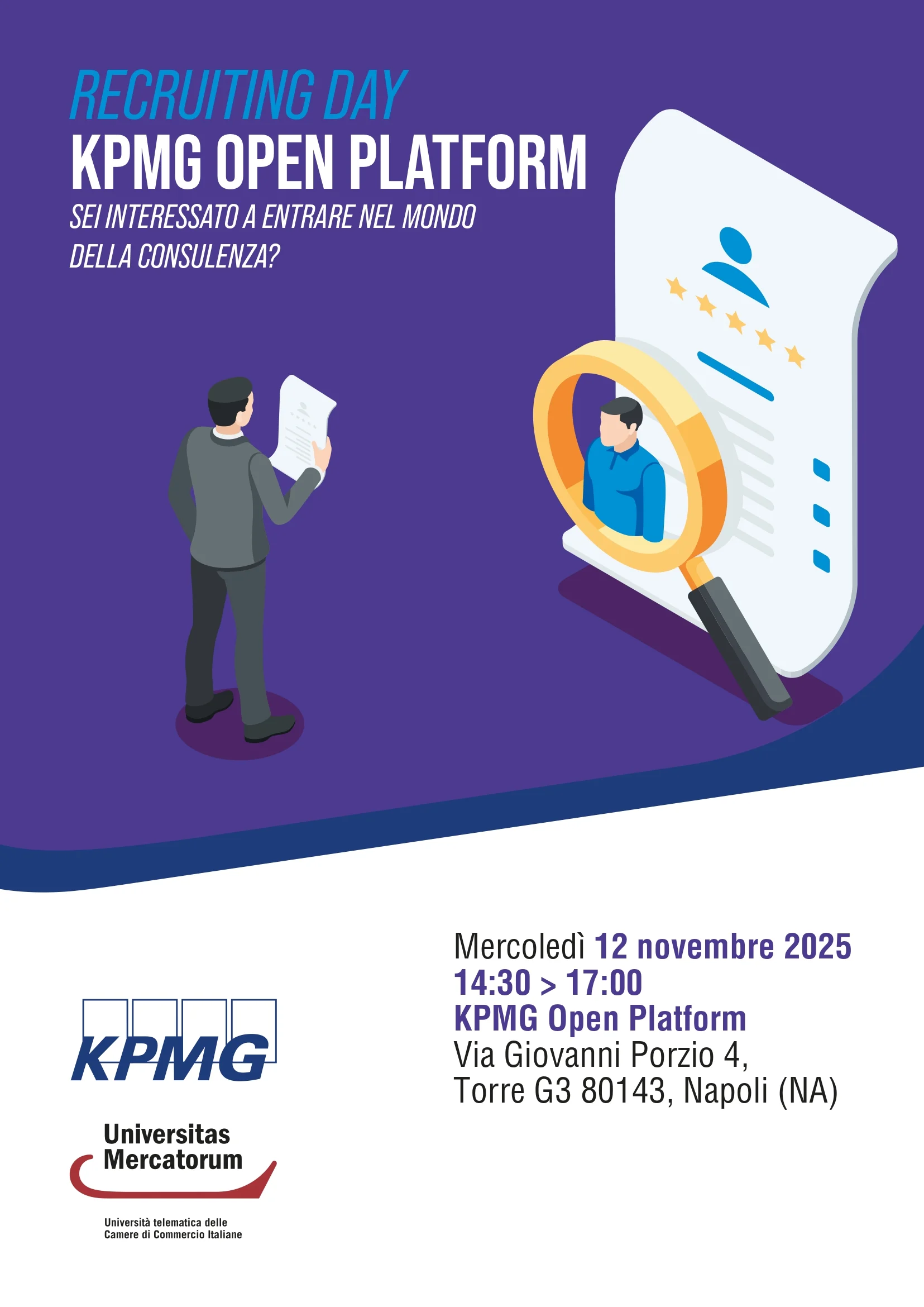 KPMG Open Platform | Sei interessato a entrare nel mondo della consulenza?
