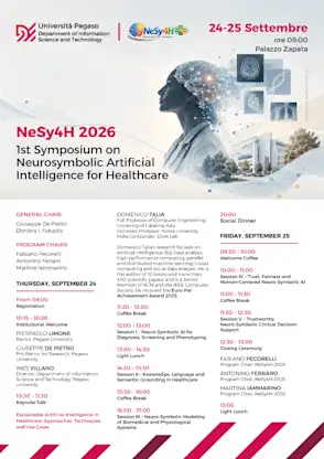 NeSy4H 2026 – 1st Symposium on Neurosymbolic Artificial Intelligence for Healthcare