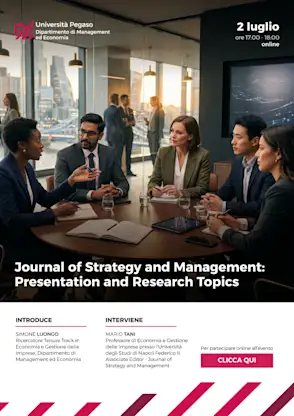 Journal of Strategy and Management: Presentation and Research Topics