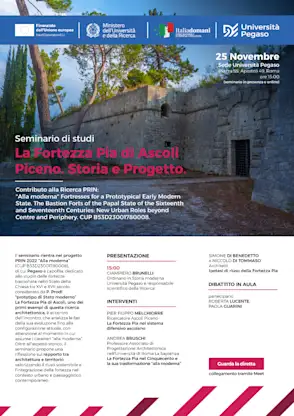La Fortezza Pia di Ascoli Piceno. Storia e Progetto