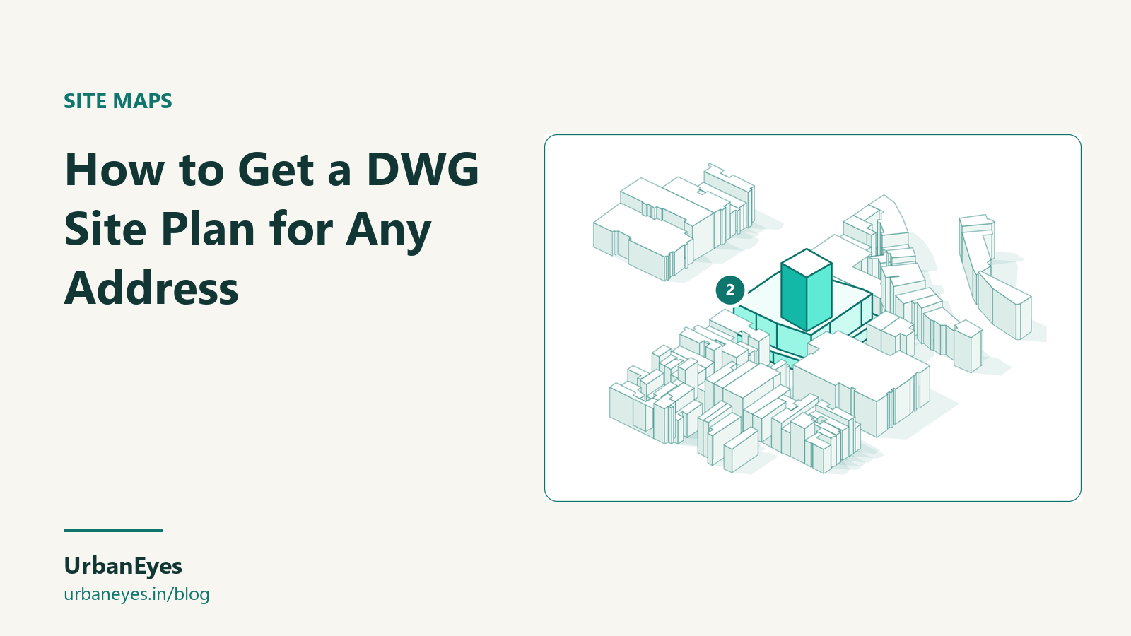 How to Get a DWG Site Plan for Any Address