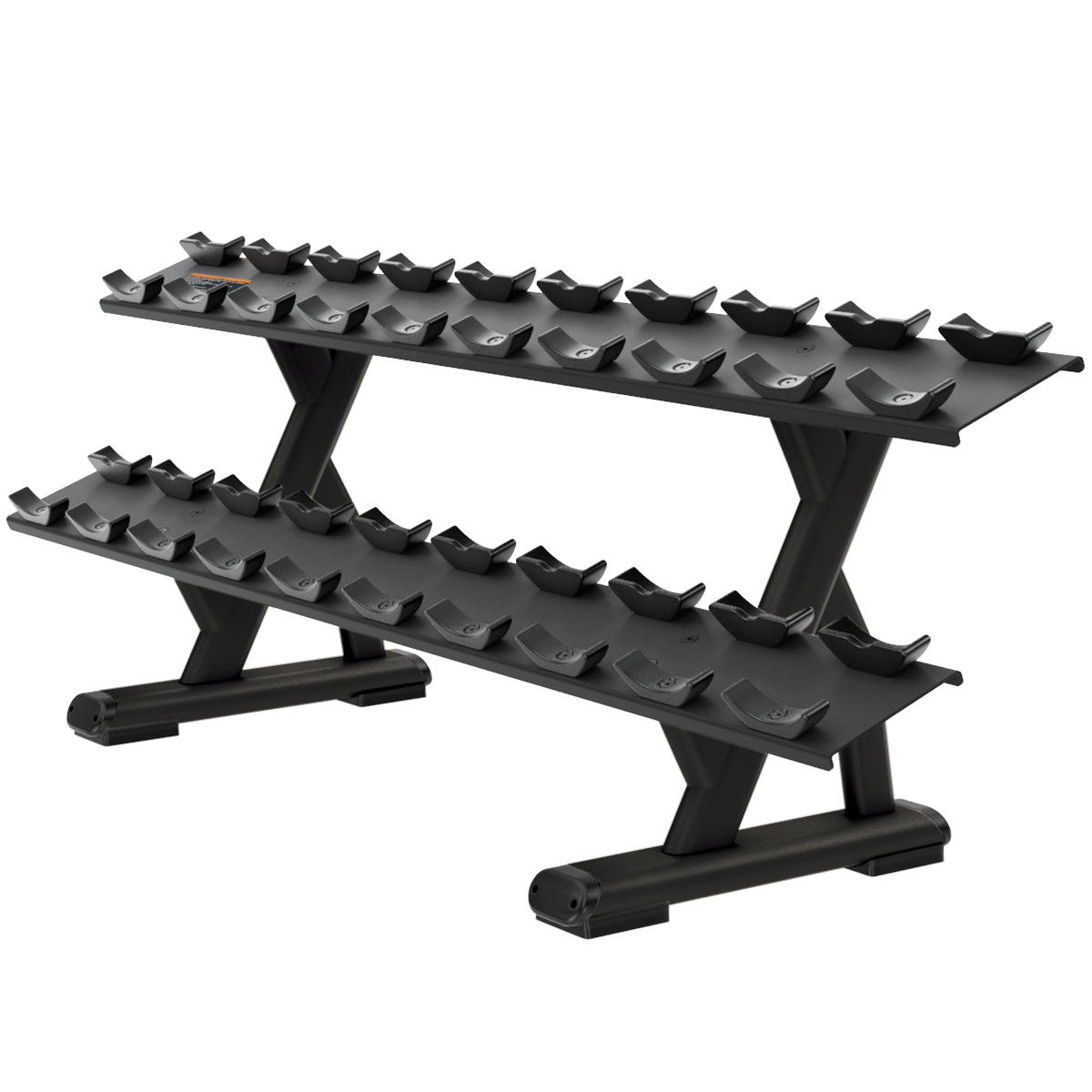 2 Tier, 10 Pair Dumbbell Rack - Discovery™ Benches & Racks