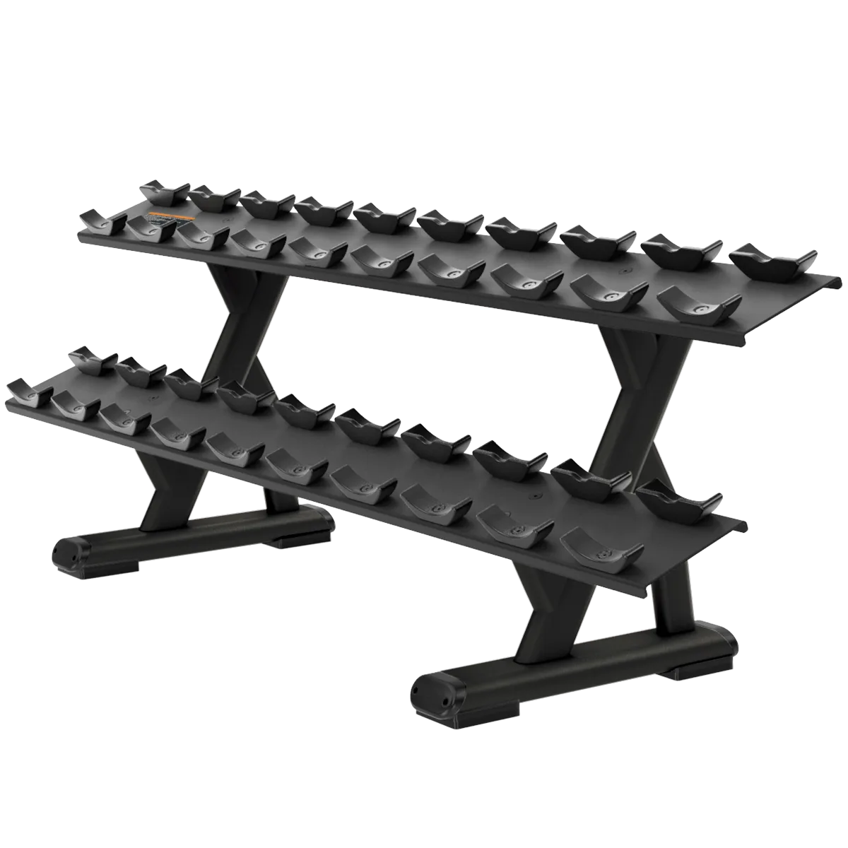 DBR0812 - 2 Tier, 10 Pair Dumbbell Rack
