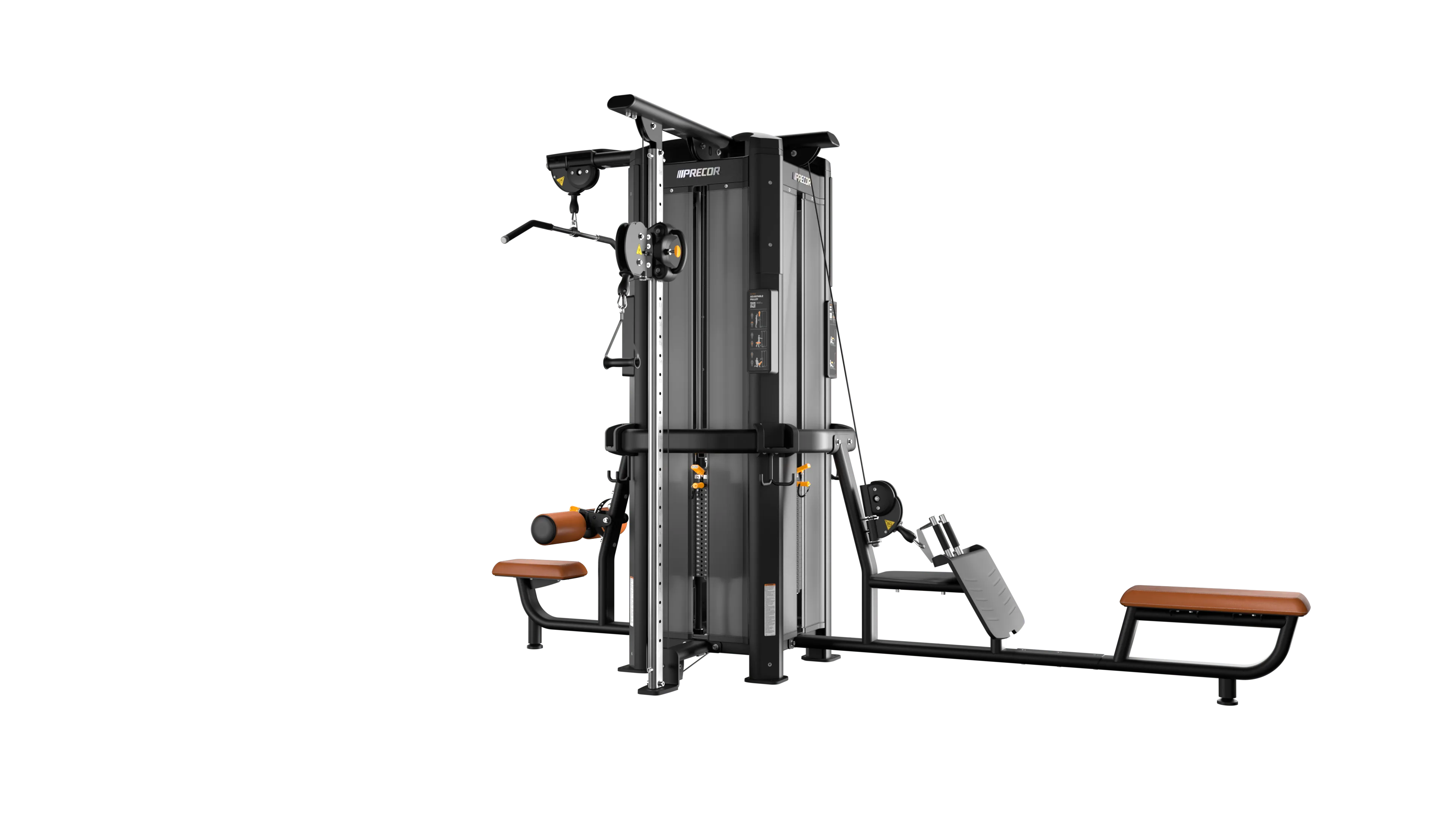 Resolute Multi-Stations Quad Tower with Low Row and Lat Pulldown