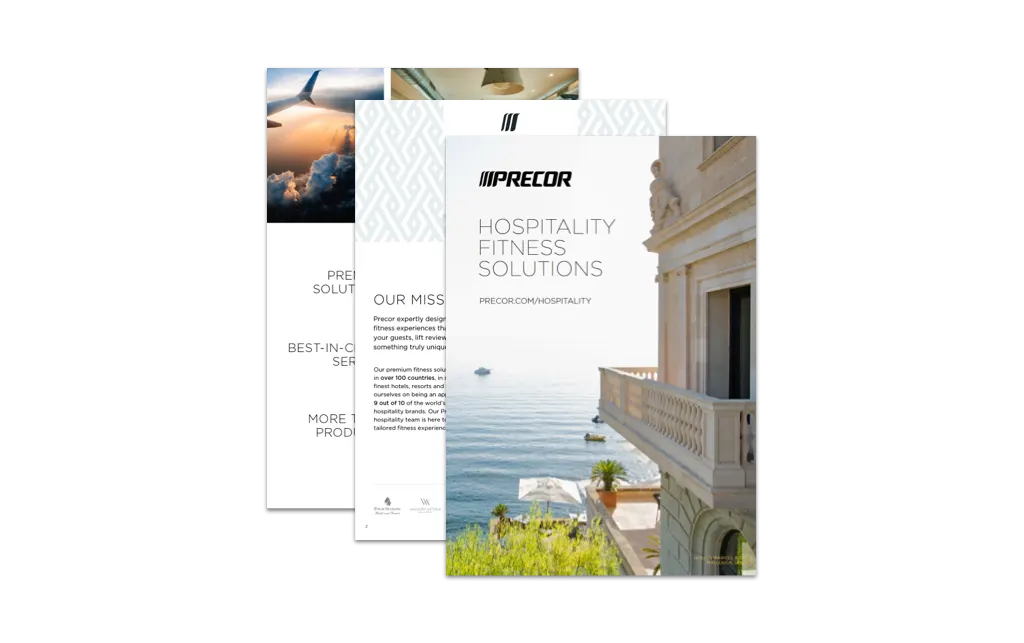 Hospitality Brochure Cover Page