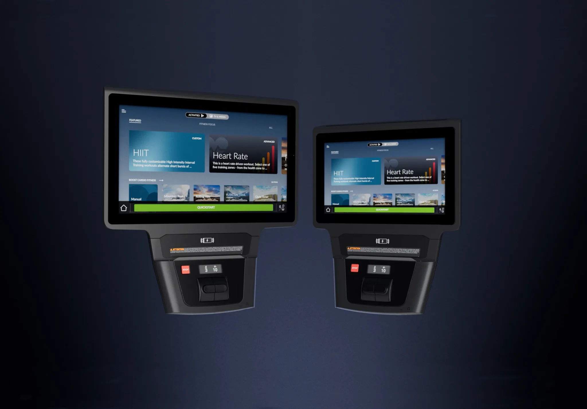 Two consoles
