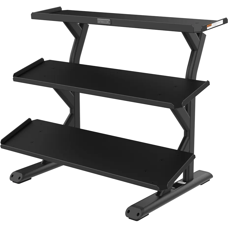 VBR6804 - 3 Tier, 10 Pair Flat Dumbbell Rack
