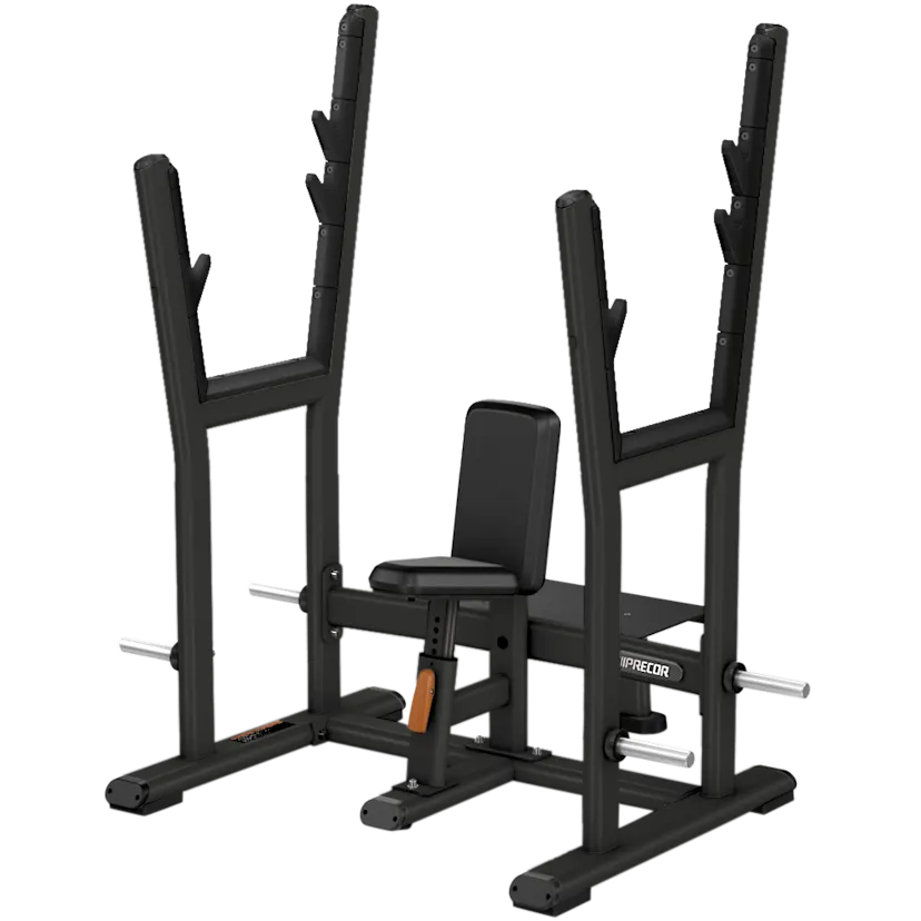 Precor L Olympic Shoulder Press Bench - Discovery™ Benches & Racks | Products ...
