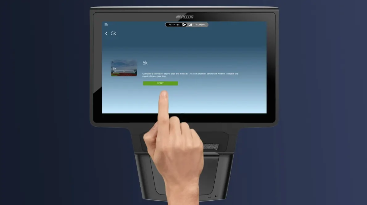 Workouts | P94 & P84 User Guides | Precor