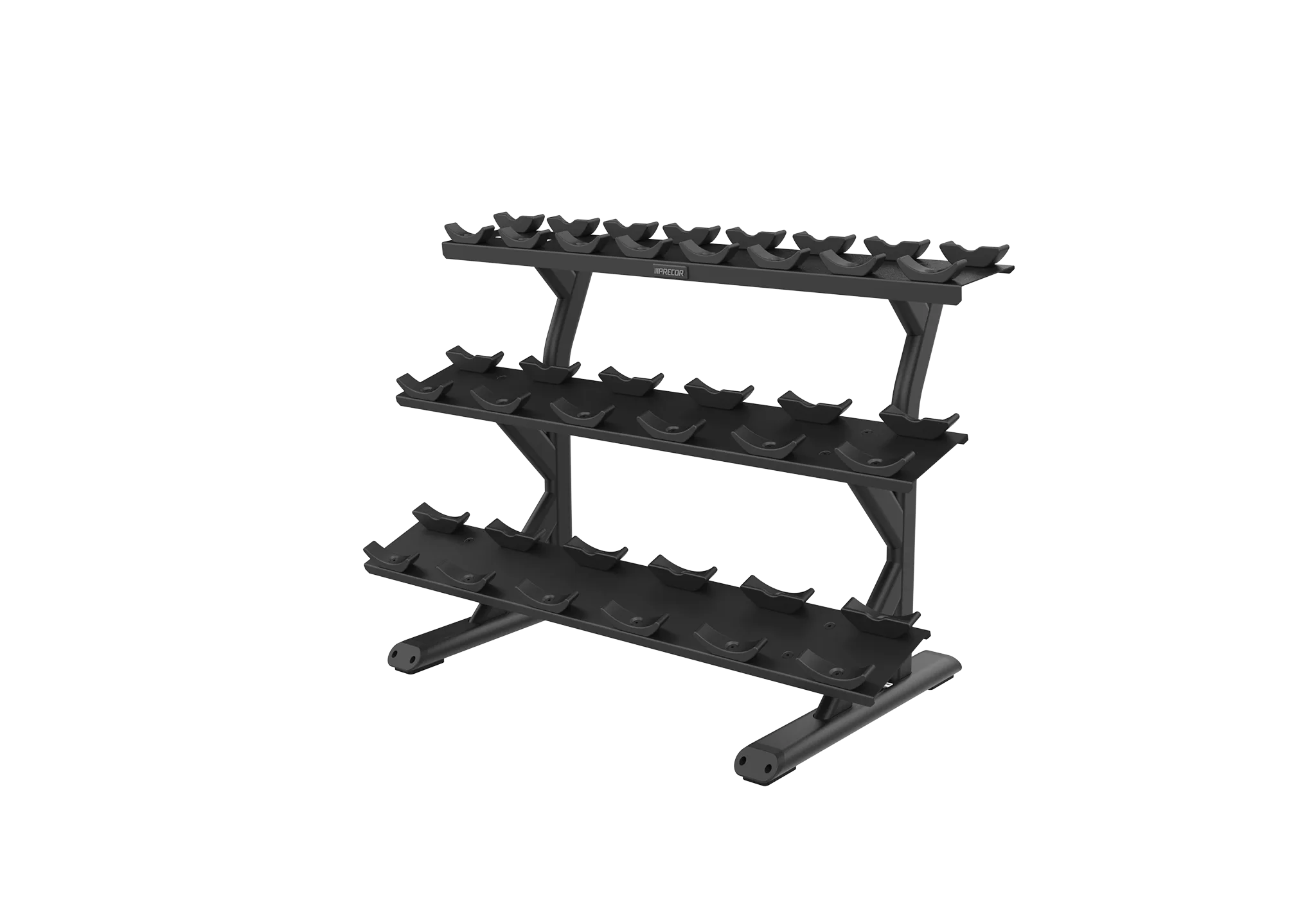 (en-US) 3 Tier, 10 Pair Saddle Dumbbell Rack