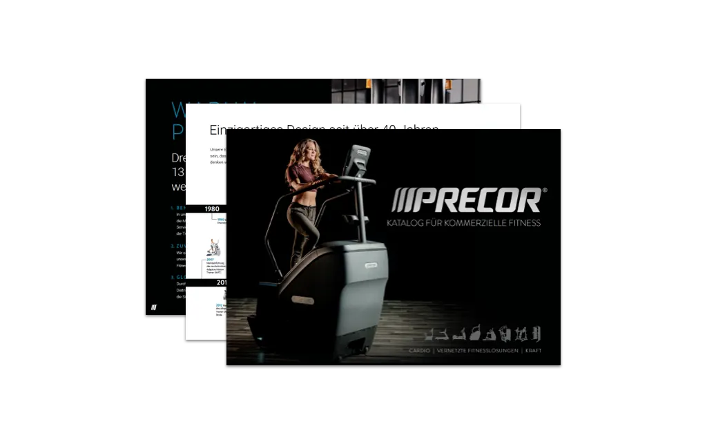 Kommerzielle Cardio- und Fitnessausstattung für Fitnessstudios von Precor
