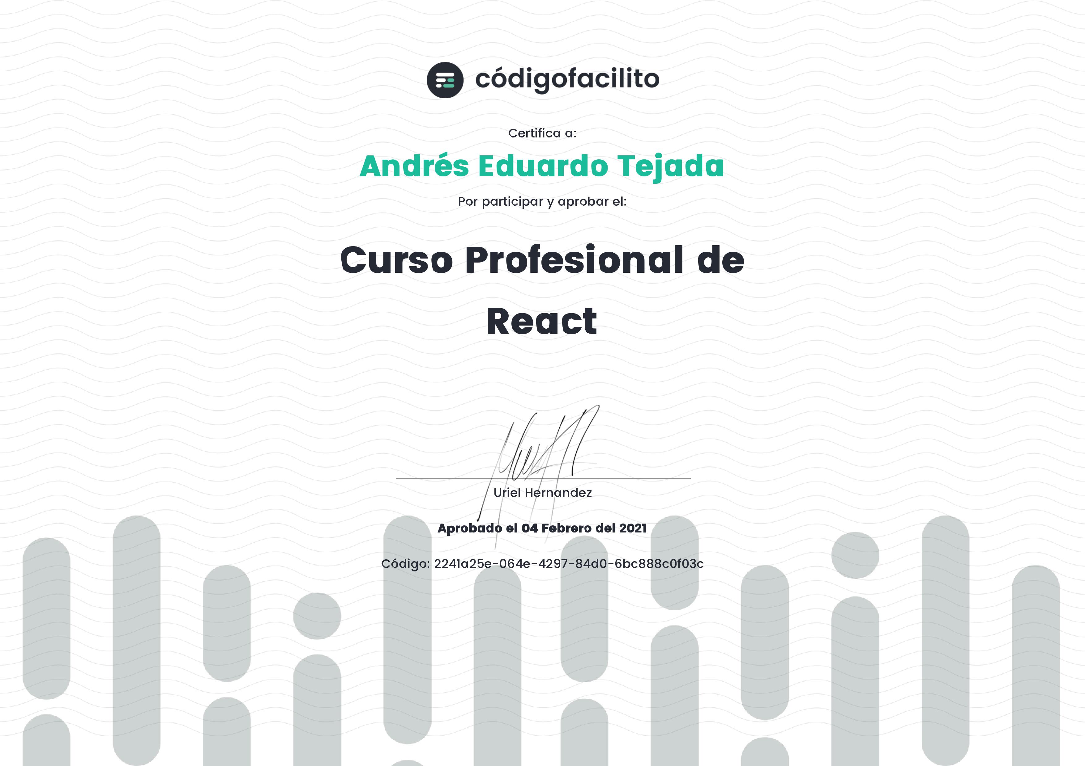 Curso Profesional de React