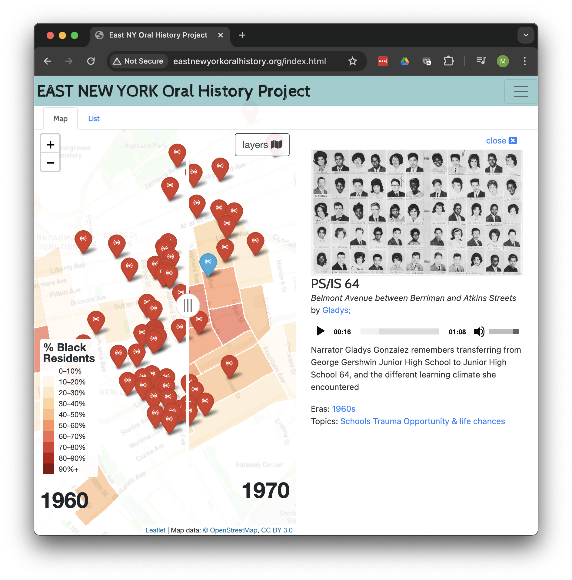 East New York Oral History Project - Racial Changes 1960 to 1970