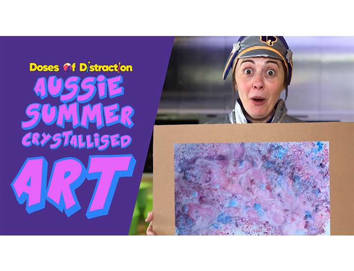 Make the fun - Aussie Summer Bath Bomb art