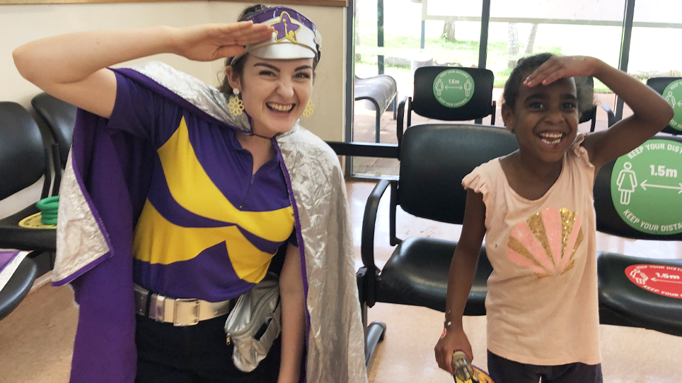 Captain Starlight clinic visit