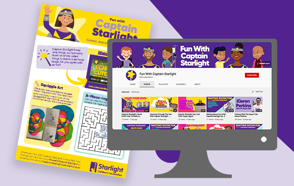 Fun with Captain Starlight - purple card
