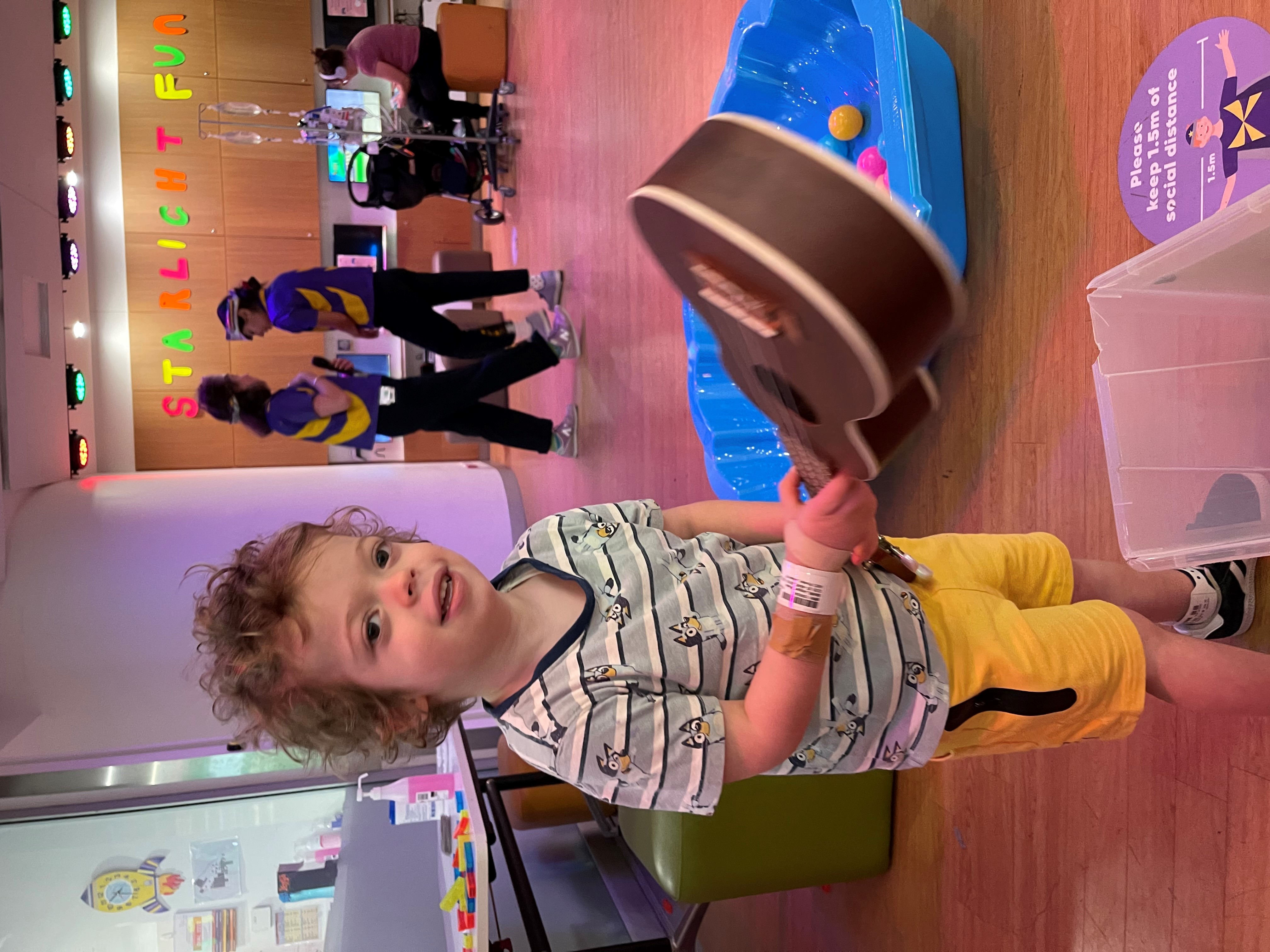 Jagger in Starlight Express Room