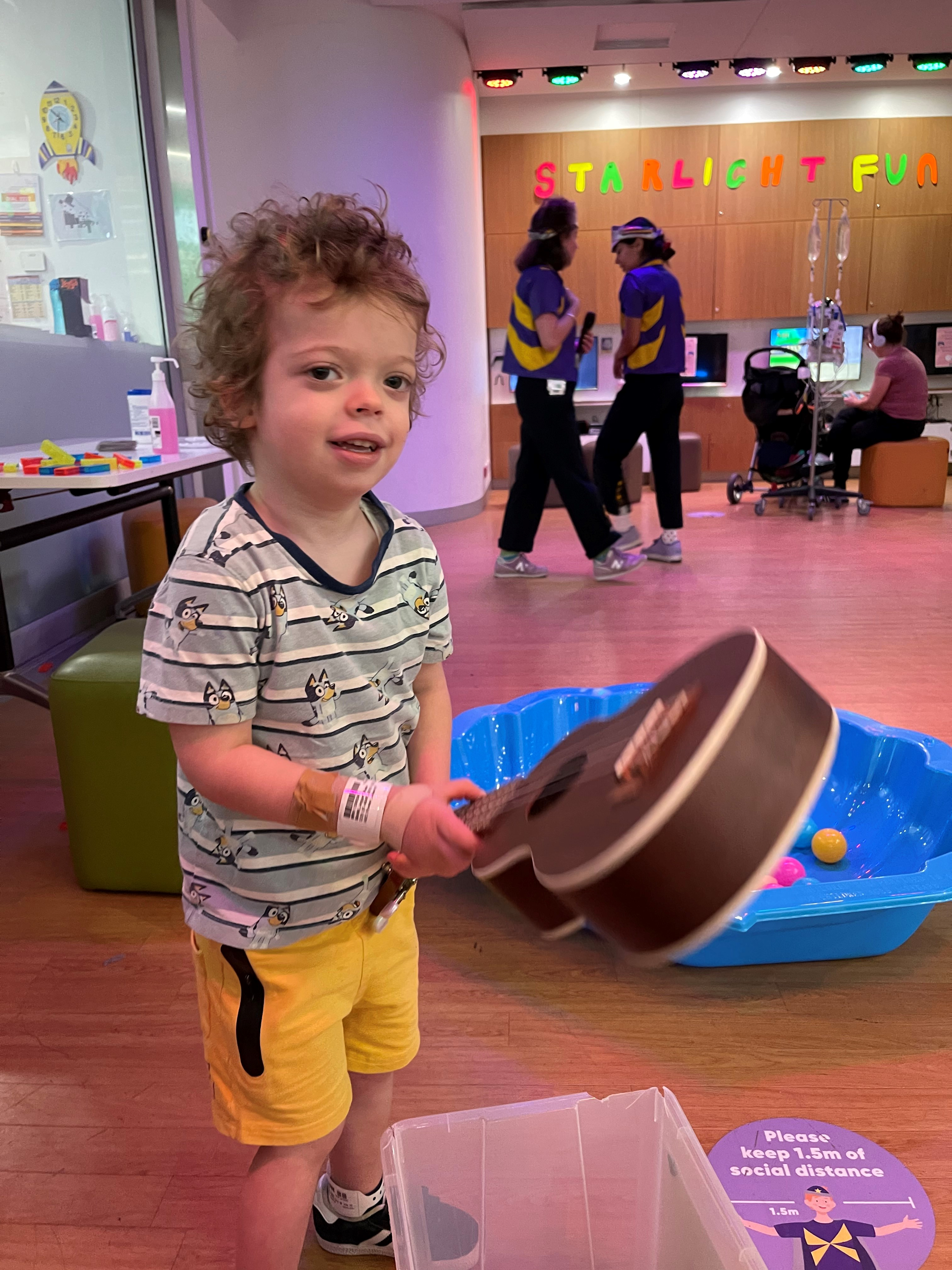 Jagger in Starlight Express Room