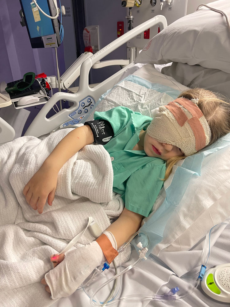 Lotte in hospital
