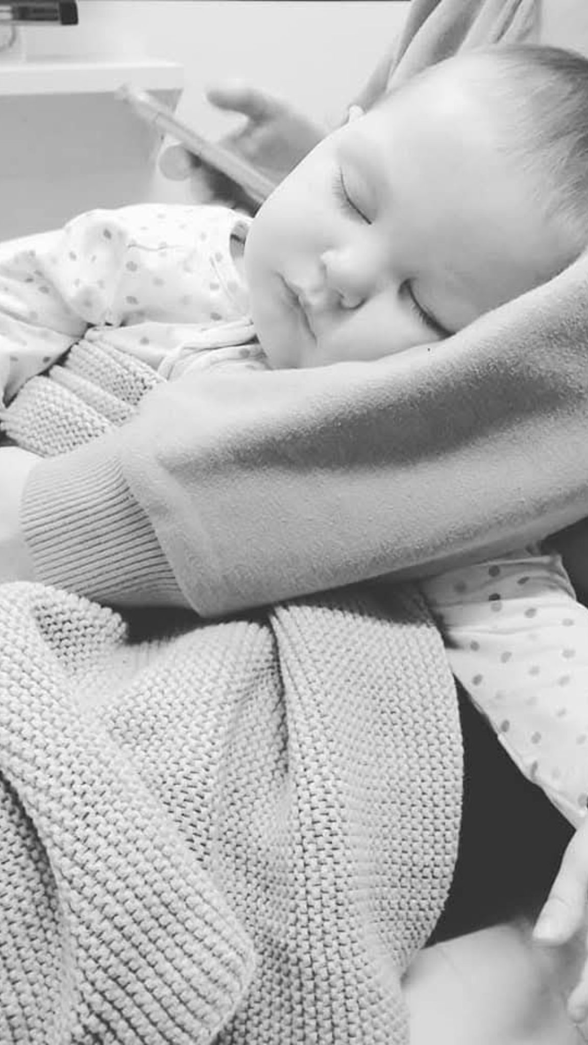 Charlotte in hospital