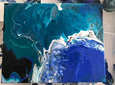 Livewire art - blue