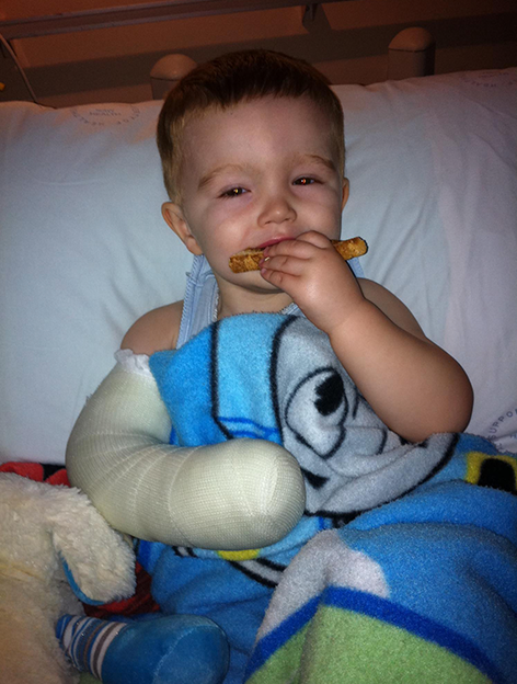 Younger Jack in hospital